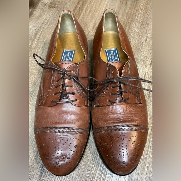 Bostonian Florentine Men’s Dress Shoes Leather Oxfords Cap Toe Size 8.5 - Picture 2 of 11
